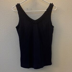 Lilly Pulitzer Navy Gigi Pom Pom Tank Top